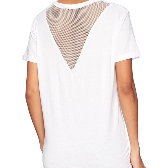 Disney Mickey Mouse V-Neck T-Shirt Mesh Inset - Picture 2 of 6